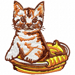 Cats Embroidery Design 3 Cats Embroidery Design 3